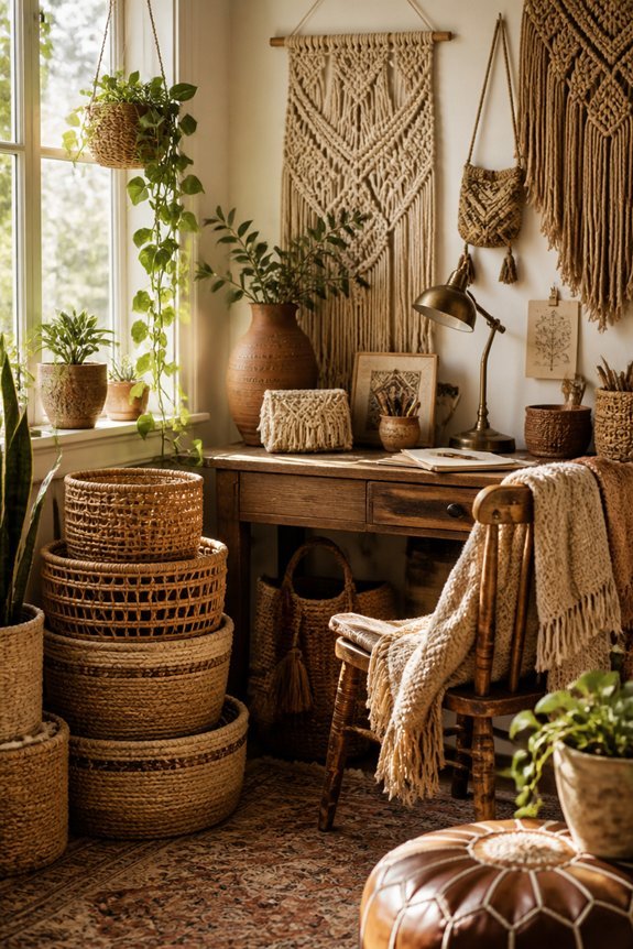 stylish storage solution baskets