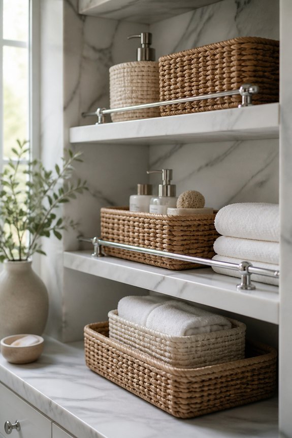 stylish storage with baskets