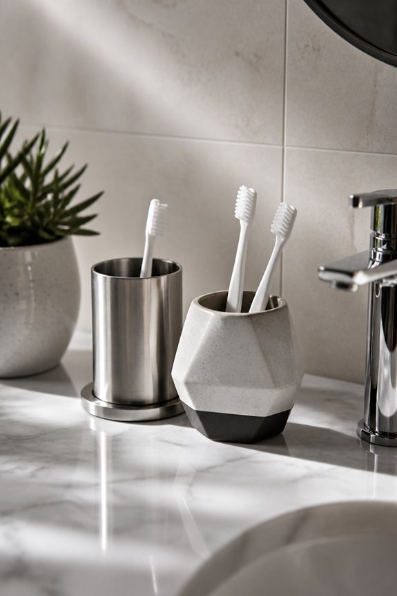 stylish toothbrush holders available