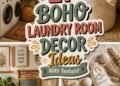 textured decor for laundry