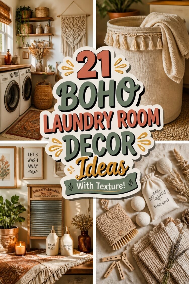 textured decor for laundry