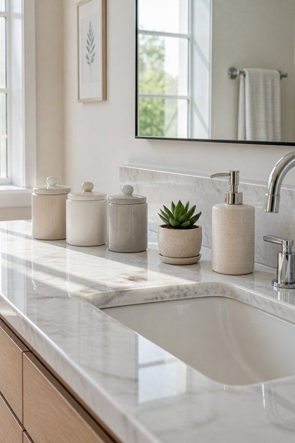 two minute counter cleanup routine