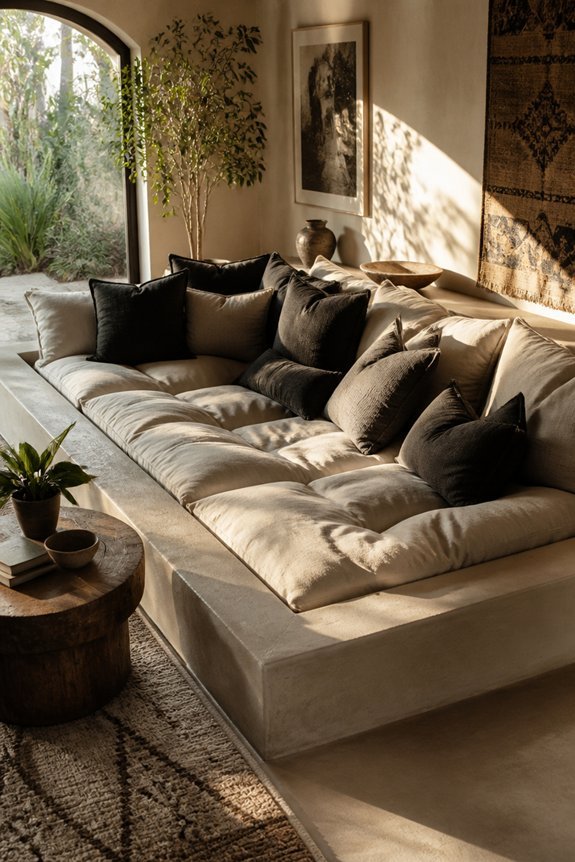 ultimate lounging pit sofa