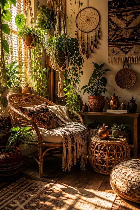 vibrant plant corner oasis