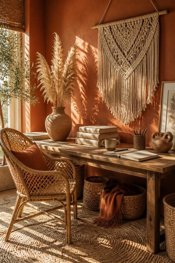 warm earthy tones uplift