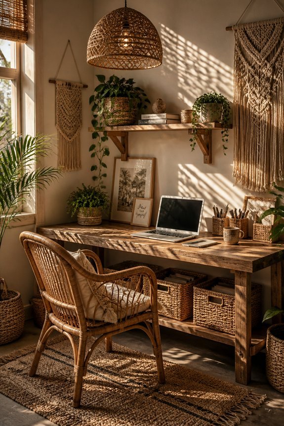 warm woven office upgrades