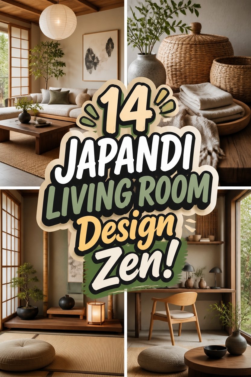 zen japandi living room
