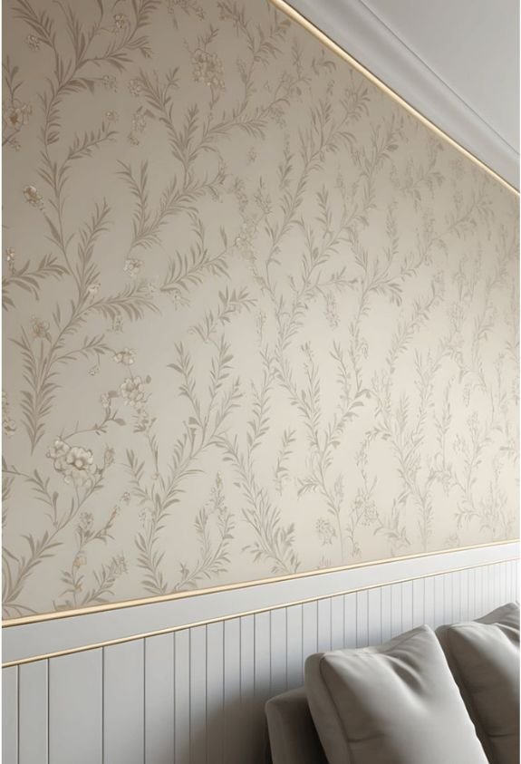 Create a Fabric Wall Accent With Wallpaper Paste