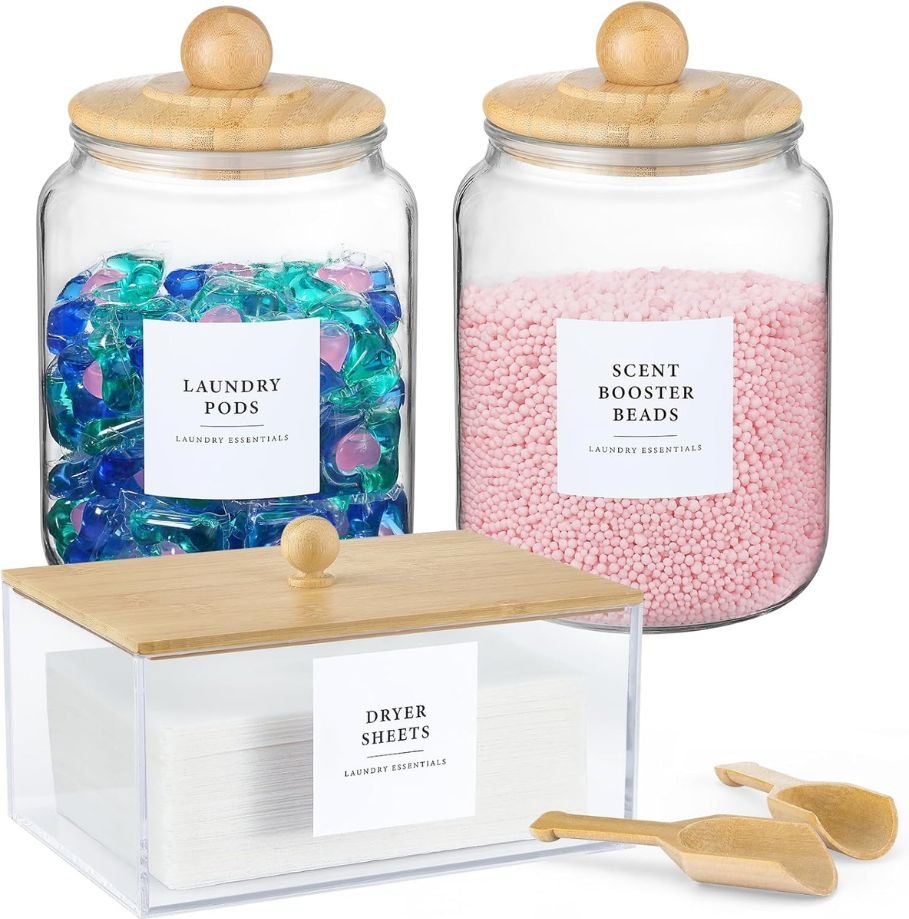 Glass Jars for Detergent