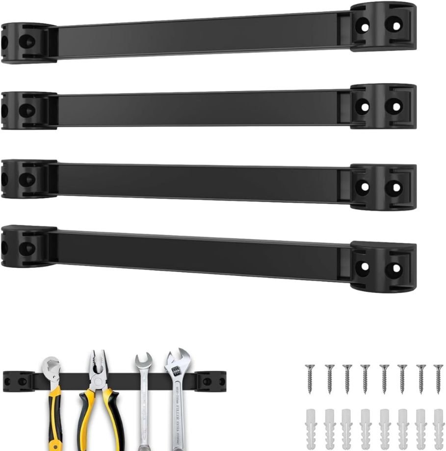 Install Magnetic Strips for Metal Tool Storage