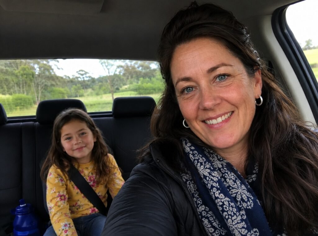 With my daughter Ella