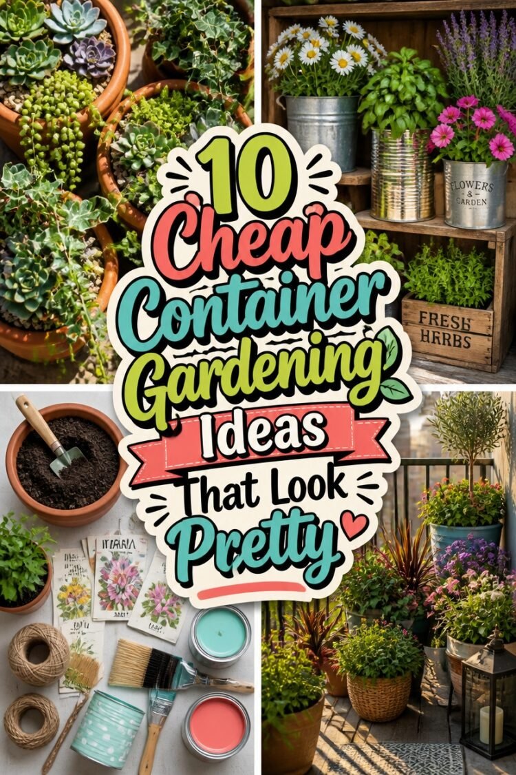 affordable and attractive gardening