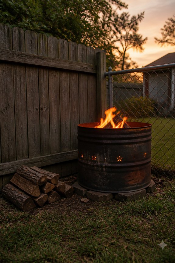 affordable diy fire pits
