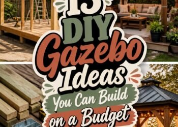 affordable diy gazebo projects