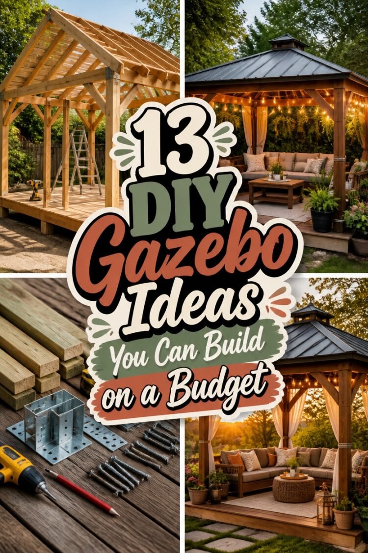 affordable diy gazebo projects