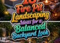balanced backyard fire pit ideas