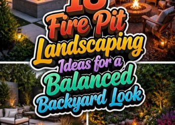 balanced backyard fire pit ideas