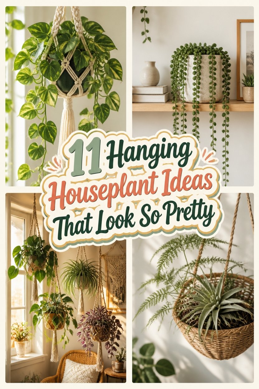 beautiful hanging houseplants ideas