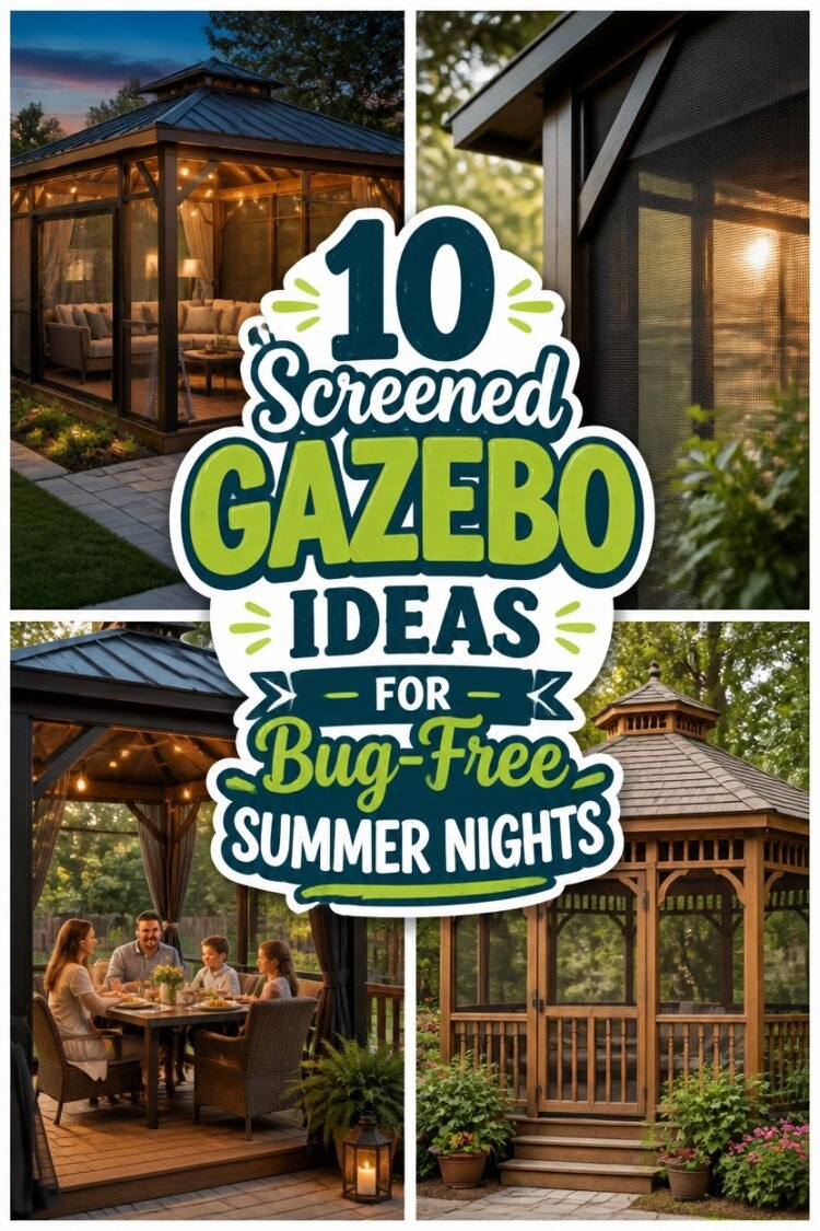 bug free summer gazebo ideas