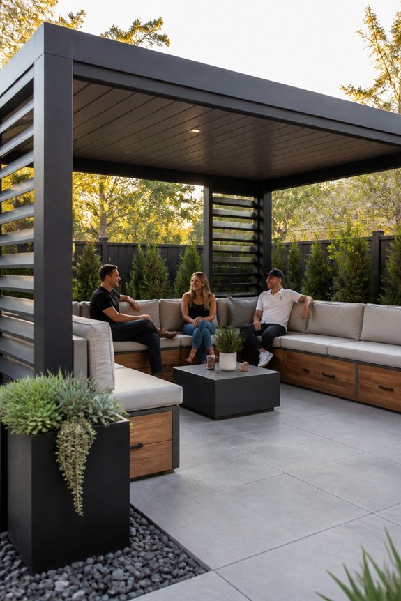 comfortable functional outdoor living