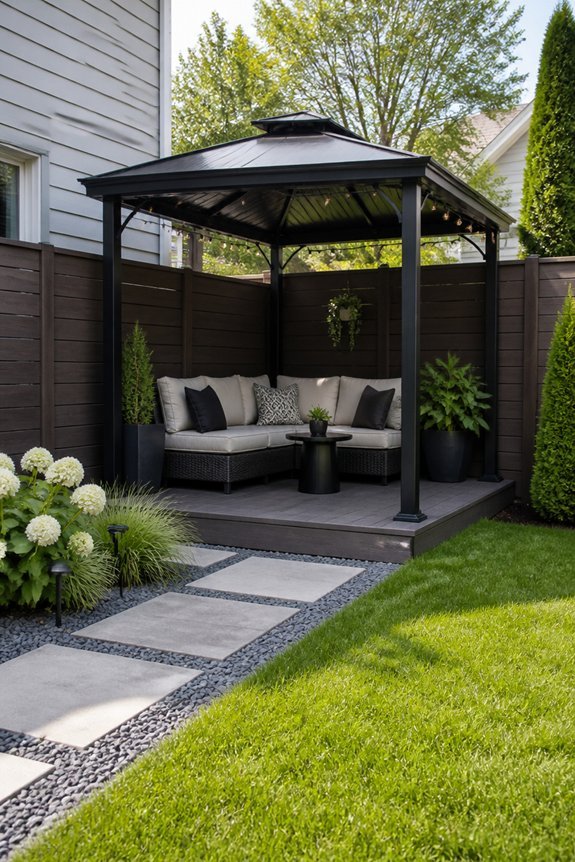 compact gazebos for corners