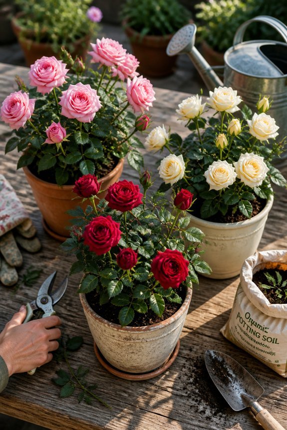 container friendly rose varieties