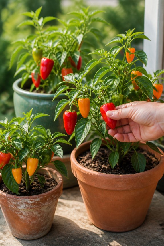container gardening for peppers