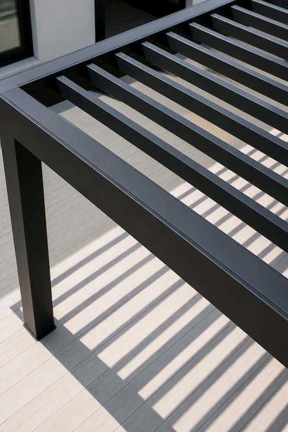 contemporary minimalist metal design