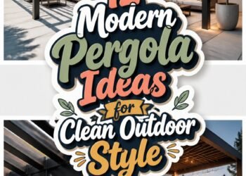 contemporary outdoor pergola designs