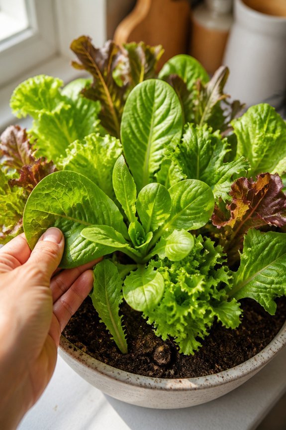continuous harvests of greens