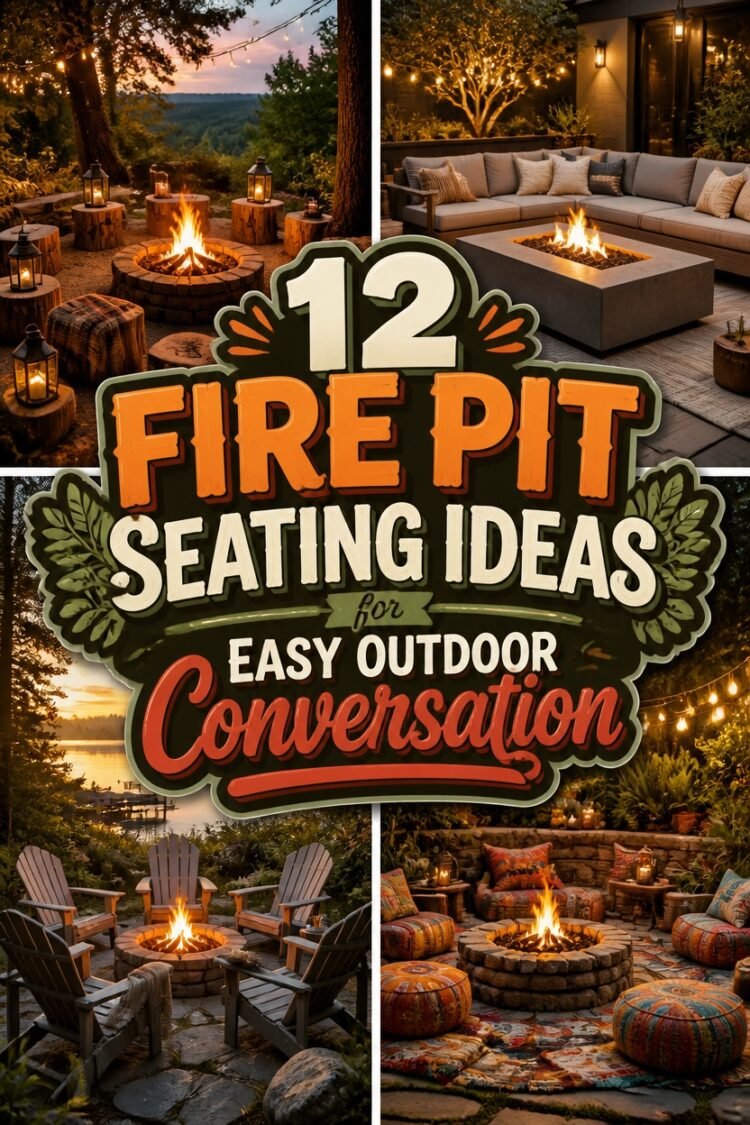 cozy outdoor conversation setups