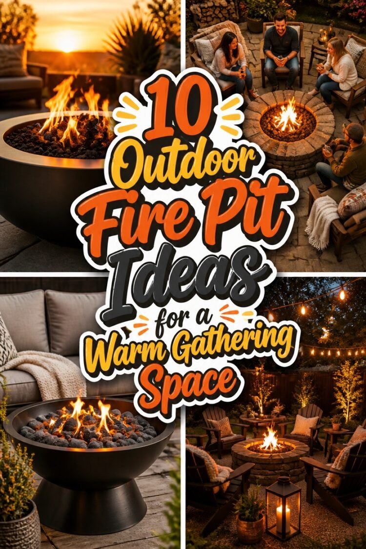 cozy outdoor gathering spaces