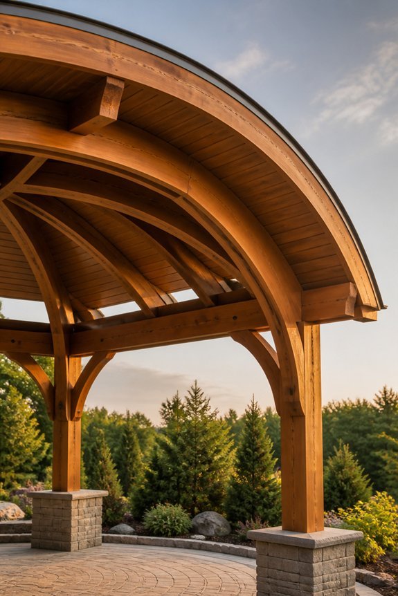curved roof gazebo benefits