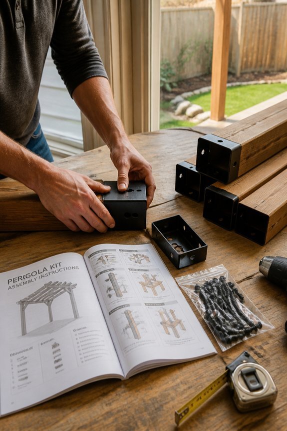 diy pergola installation kits