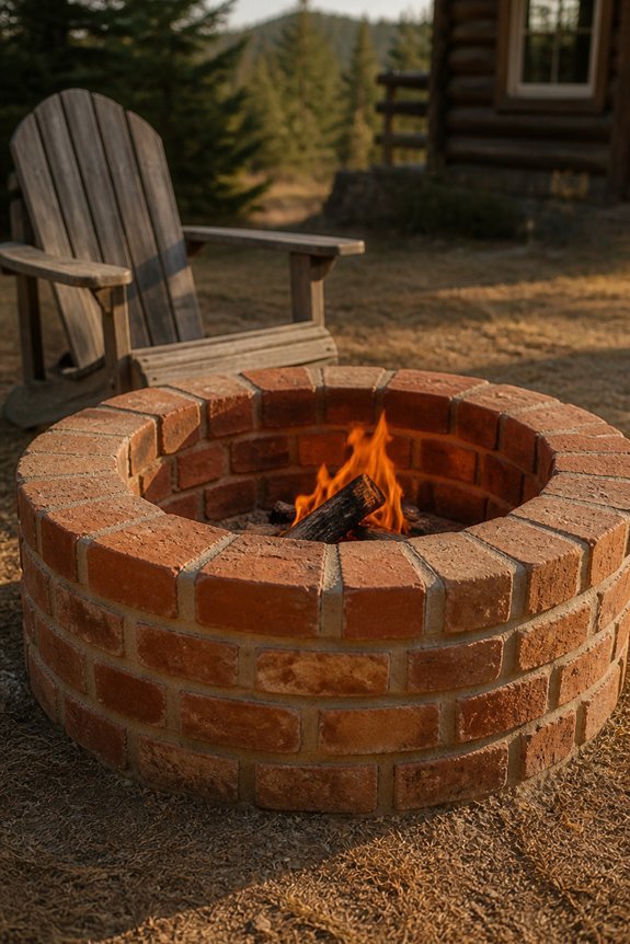 durable brick fire pits