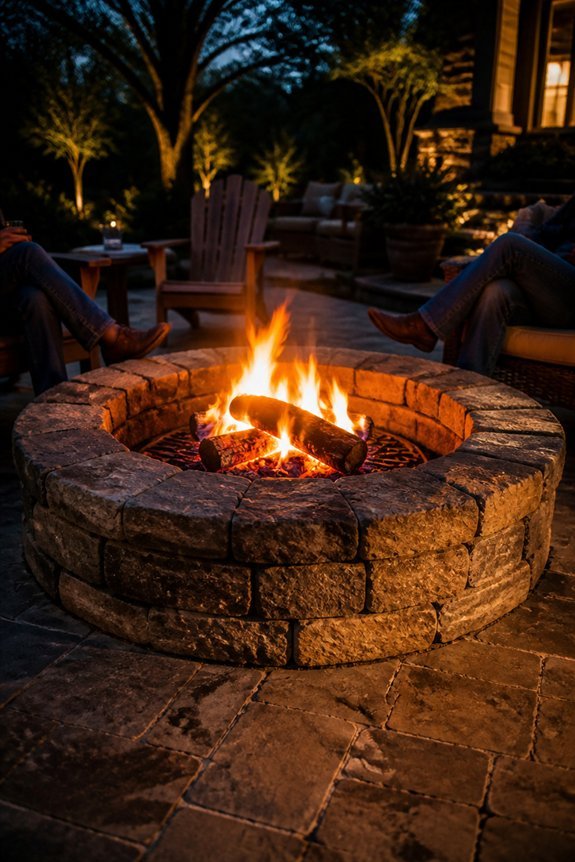 durable outdoor fire rings