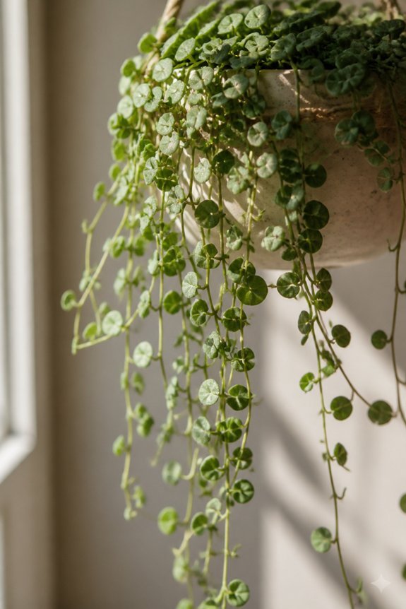 easy care trailing houseplant selection