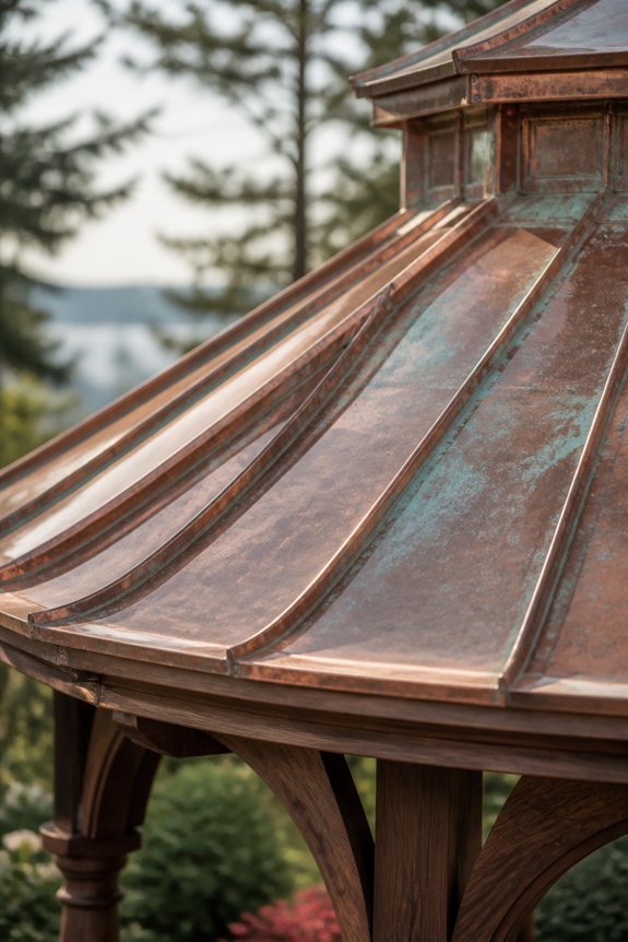 elegant durable copper roofing