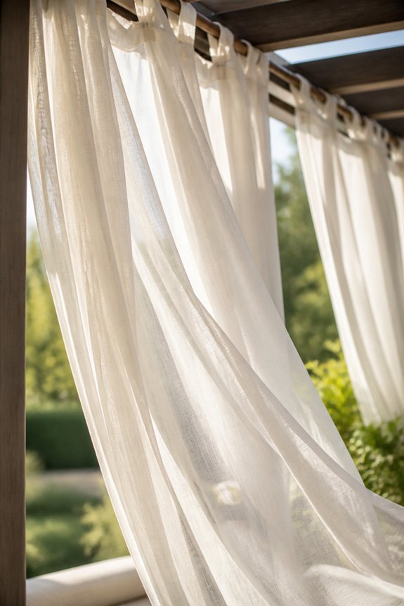 elegant lightweight outdoor curtains