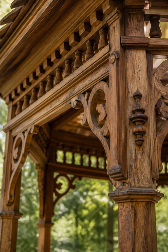 elegant victorian wooden gazebos
