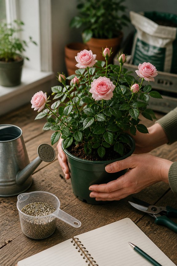 fertilizer schedule for roses
