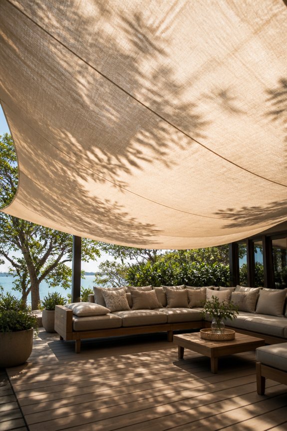flexible shade for entertaining