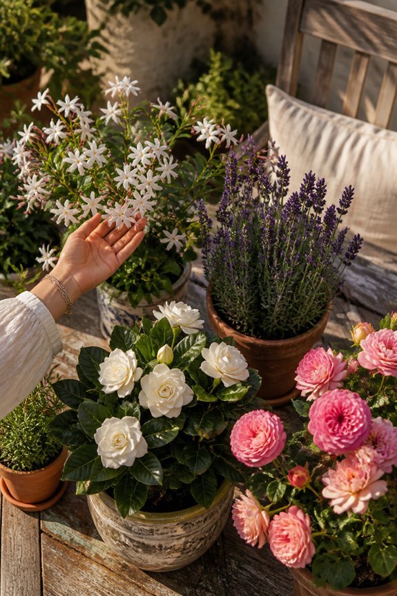 fragrant blooms for containers