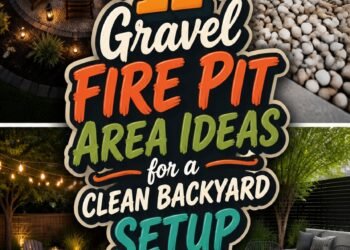 gravel fire pit designs