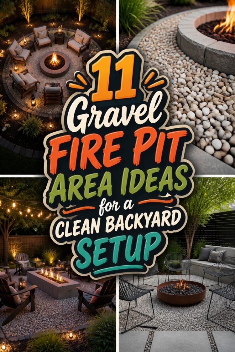 gravel fire pit designs