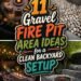 gravel fire pit designs