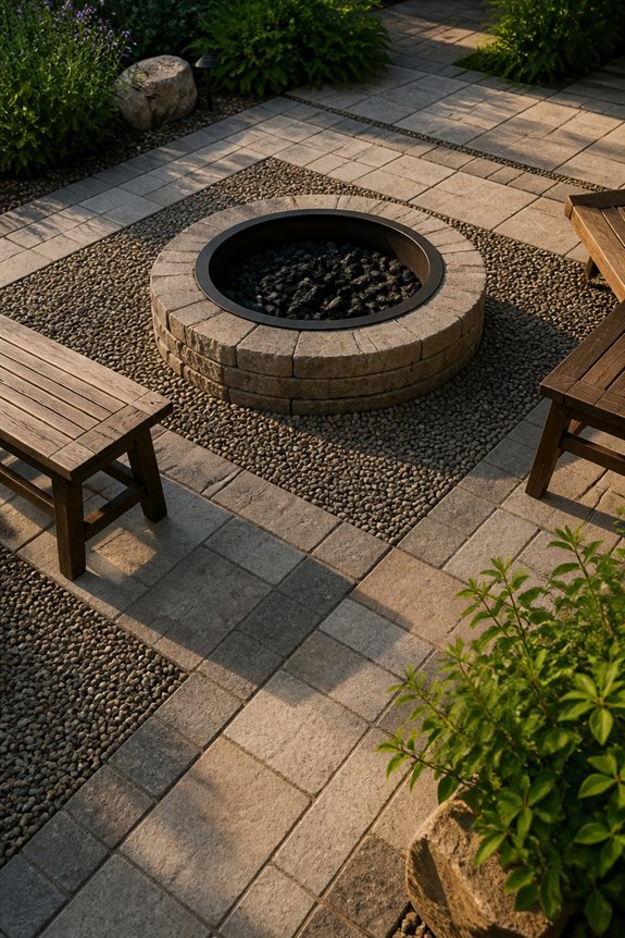 hardscaping for fire pits