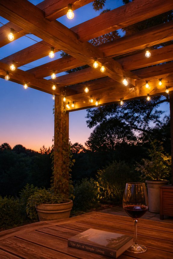 illuminate outdoor evening spaces