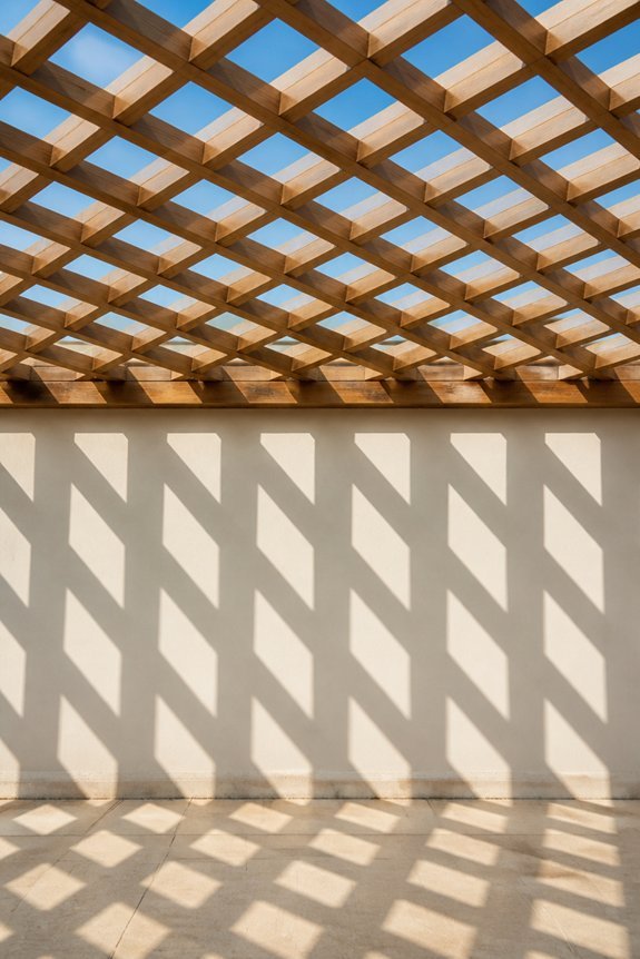 lattice roofs offer versatility