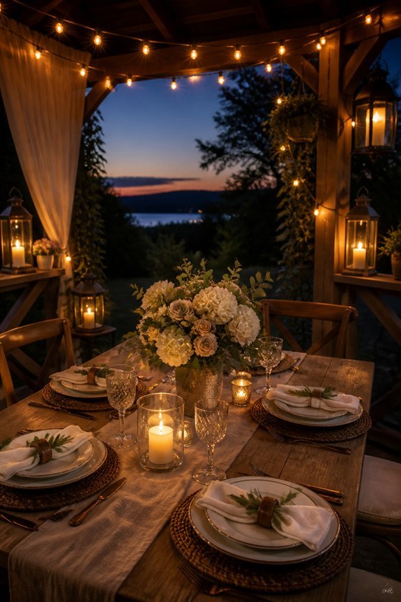 layered lighting for gatherings